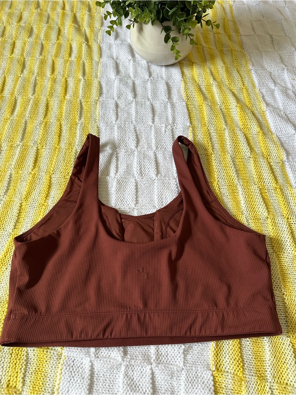 JoyLab Rust Brown Active Top - Picture 5 of 8